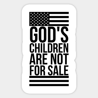 God's children are not for sale Sticker